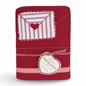 Pottery Barn Kids Valentine’s Table Cloth 70” X 90” NWT